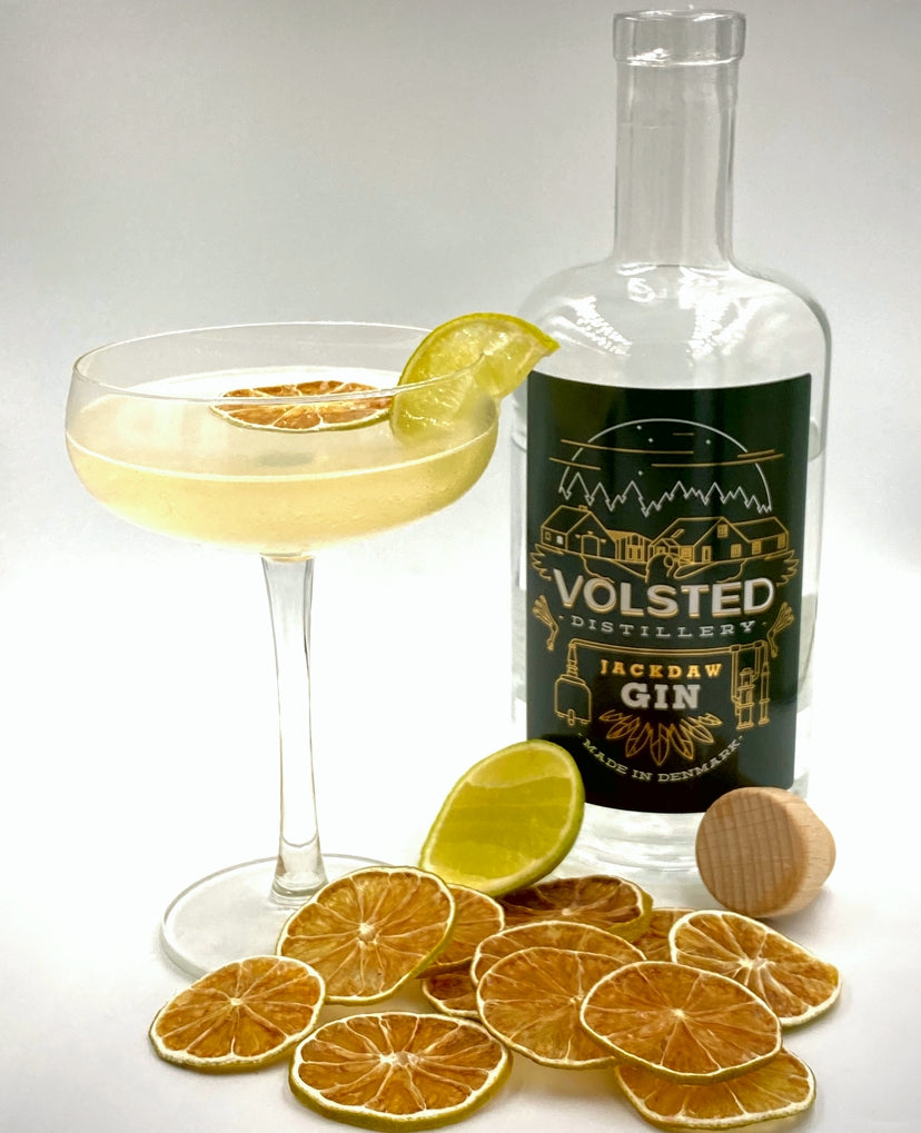 Opskrift på Gimlet med Volsted Jackdaw gin Volsted Distillery