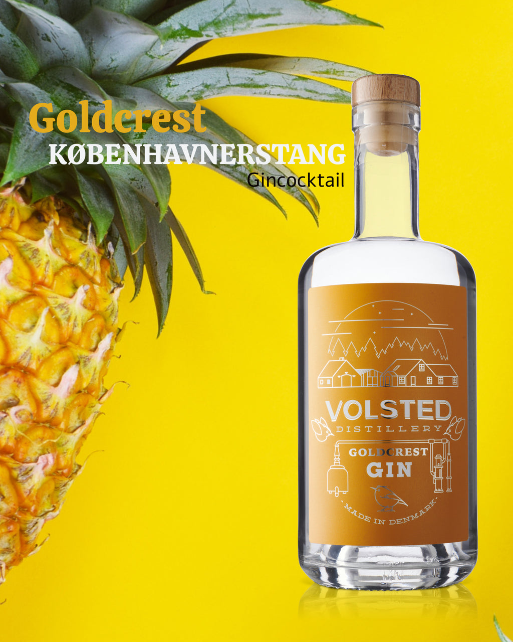 Goldcrest Gin Pakke á la Københavnerstang