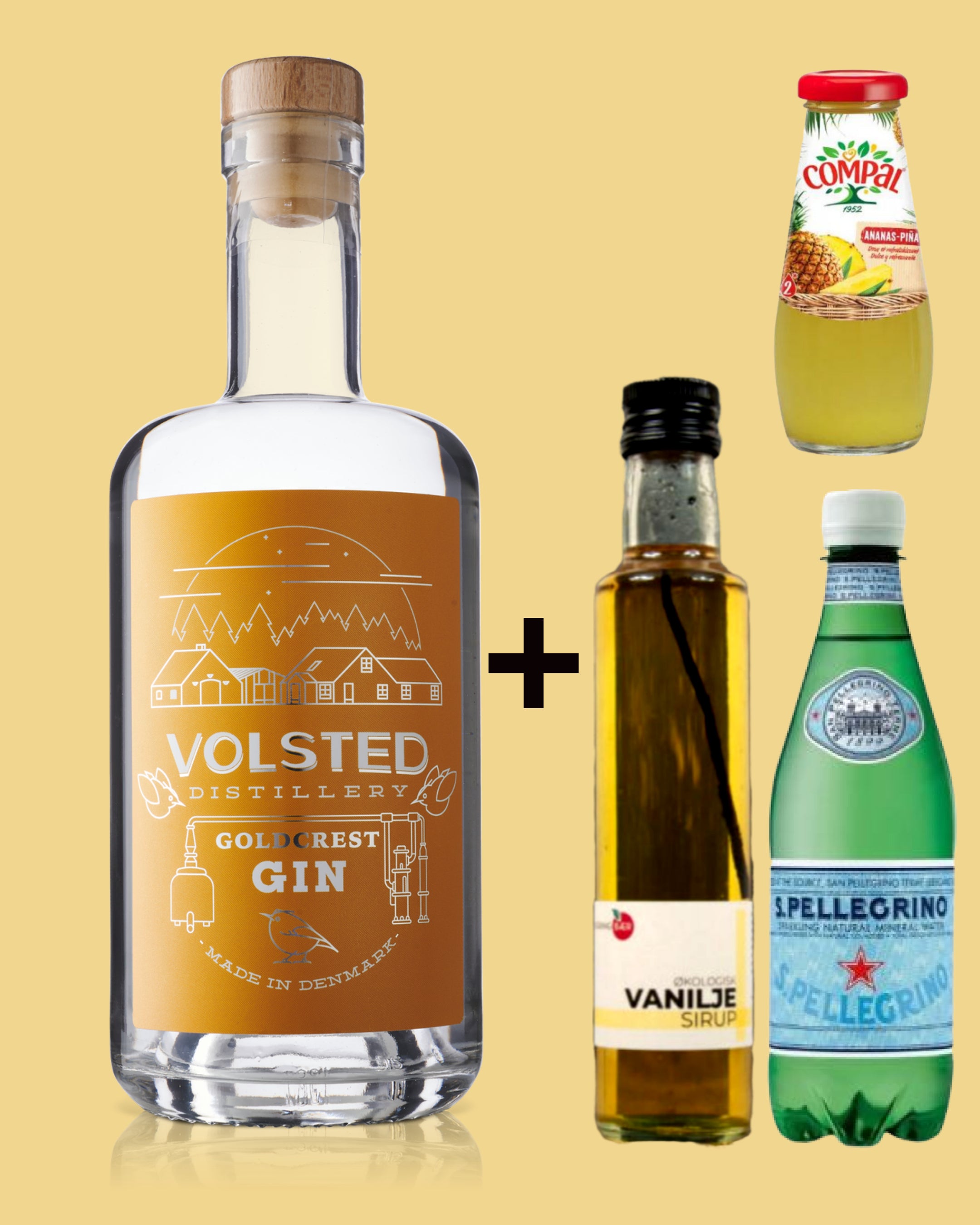 Goldcrest Gin Pakke á la Københavnerstang